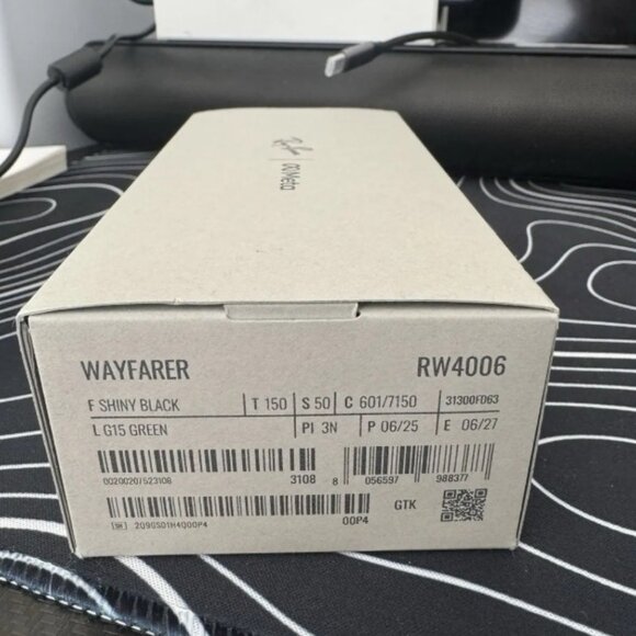 Ray-Ban Meta Wayfarer RW4006✅ Brand New✅INHAND - Picture 3 of 4